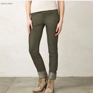 prAna Kayla Jean Women’s 4 Short Cargo Green W4117SH02 NWT